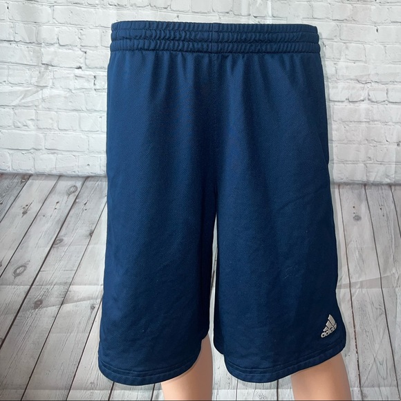 adidas Other - Adidas Youth Dark Blue & White Athletic shorts size XL